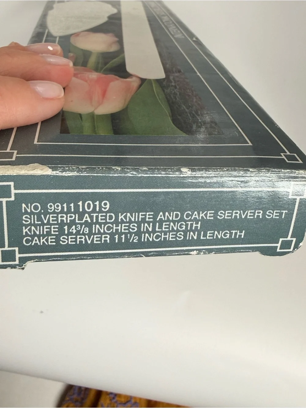 International Silver Company Silverplated Cake Server & Knife Set